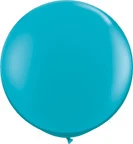 3 Foot Teal Latex Balloon 2pk