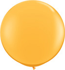 3 Foot Goldenrod Latex Balloons 2 pk