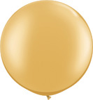 30 Inch Metallic Gold Latex Balloons 2 pk