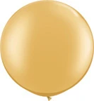 36 Inch Metallic Gold Latex Balloon 2pk