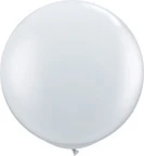 3 Foot Crystal Clear Latex Balloon 2pk