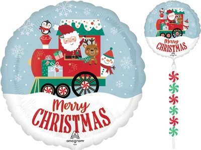 Airwalker Christmas North Pole Express Balloon