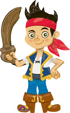 75 Inch Jake the Pirate Airwalker Balloon