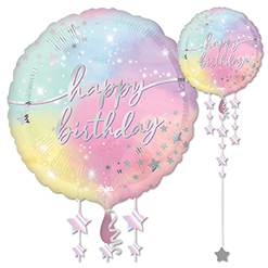36 Inch Luminous Birthday Drop-A-Line Balloon