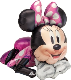 35 Inch Disney Reclining Minnie Mouse Airwalker Balloon
