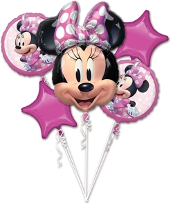 Disney Minnie Mouse Birthday Balloon Bouquet Kit