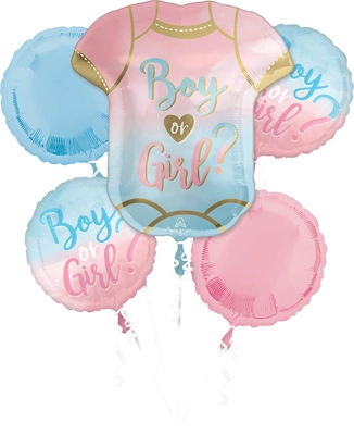 Gender Reveal Balloon Bouquet Kit