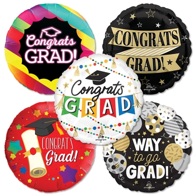 Graduation Standard Foil Traditional 25pk