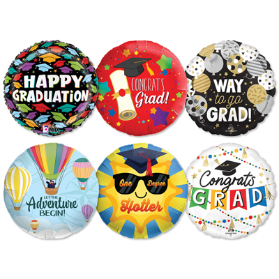 Std Graduation Balloons ProfitPak 25pk