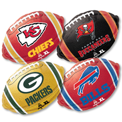 Standard Shape NFL Football Balloons - All Teams 32pk
