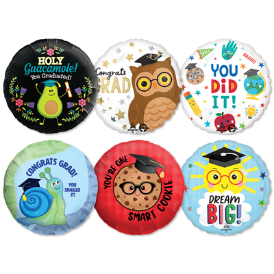 Std Young Graduate Balloons ProfitPak 25pk