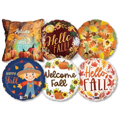Std Fall Foil Balloon ProfitPak 265pk