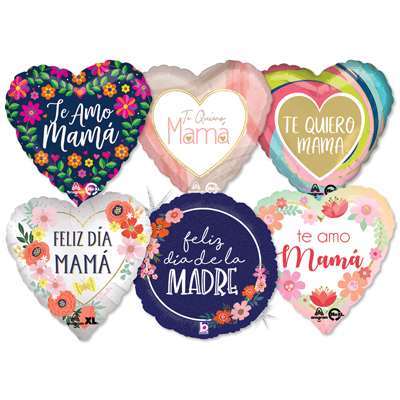 Std Mothers Day Spanish Balloons ProfitPak 25pk