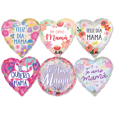 Std Mothers Day Spanish Balloons ProfitPak 25pk
