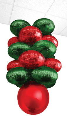 Red & Green ColorCloud Ceiling Decor Kit