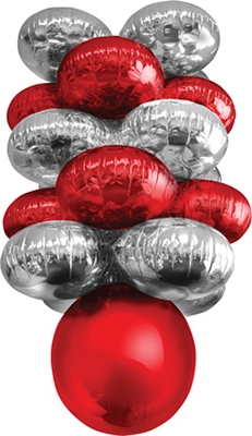 Red & Silver ColorCloud Ceiling Decor Kit
