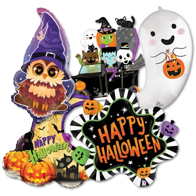 Halloween Shape Balloons Assortment 15pk