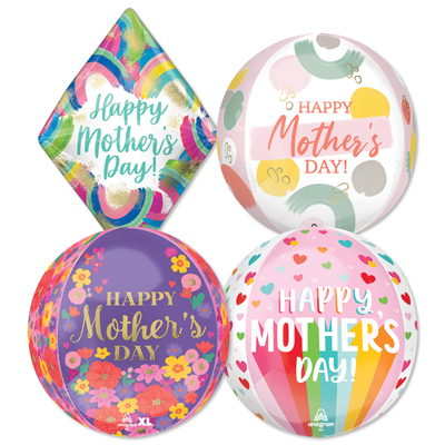 Mother's Day Geometric Balloons ProfitPak 15pk