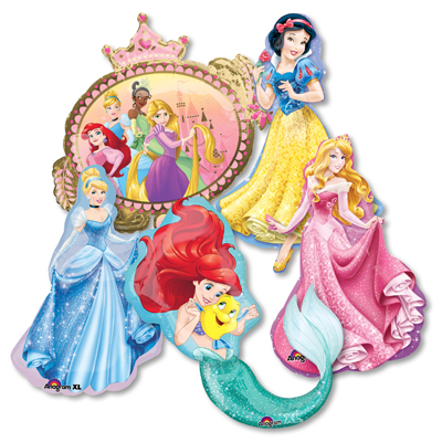 Disney Princess Balloon Shapes ProfitPak 15pk