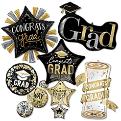 Graduation Traditional Shape 25pk