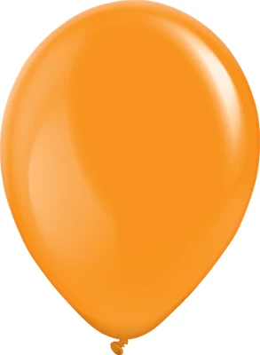 5" Crystal Orange Latex Balloon 100pk