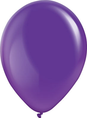5 Inch Crystal Purple Latex Balloon 100pk