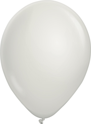 5 Inch Pearl White Latex Balloons 100pk