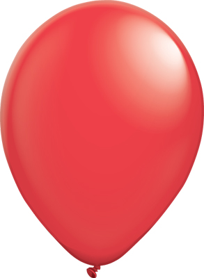 5 Inch Red Latex Balloon 100pk