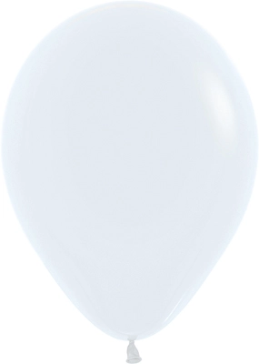 5 Inch Fashion White Latex Balloons 100pk