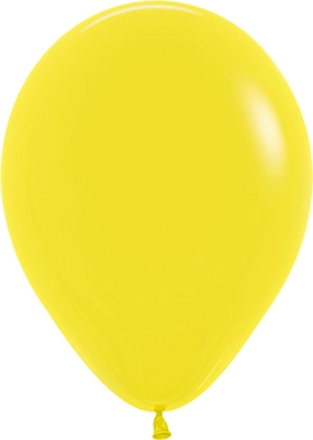5 Inch Fashion Yellow Latex Balloons 100pk