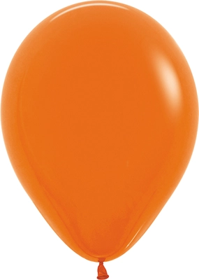 5 Inch Fashion Orange Latex Balloons 100pk