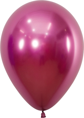 5 Inch Reflex Fuchsia Latex Balloons 100pk