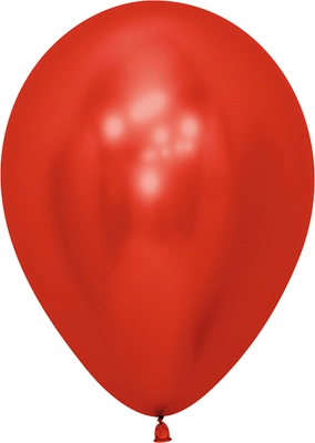 5 Inch Reflex Crystal Red Latex Balloons 100pk