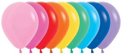 5 Inch Fashion Latex Balloon Assortment 100pk