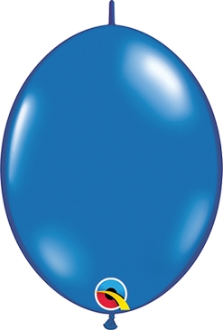 6 Inch Sapphire Blue Quick Link Latex Balloons 50pk