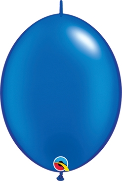 6 Inch Pearl Sapphire Blue Quick Link Latex Balloons 50pk