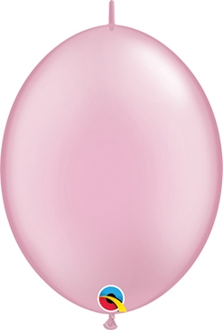 6 Inch Pearl Pink Quick Link Latex Balloons 50pk