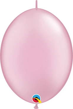 6 Inch Pearl Pink Quick Link Latex Balloons 50pk