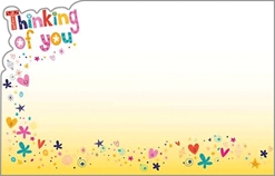 Thinking of You Enclosure Cards 50 pk