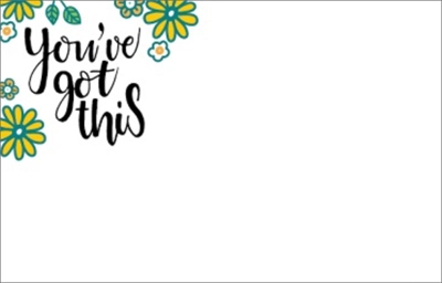 You've Got This Enclosure Cards 50 pk