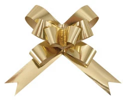 4" Gold Butterfly Bow