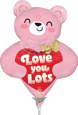 Minishape Love You Blush Bear Hugs