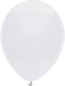 7 Inch ProPak White Latex Balloons 100pk
