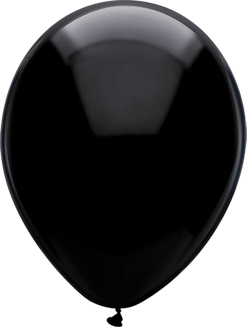 7 Inch ProPak Black Latex Balloons 100pk