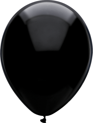 7 Inch ProPak Black Latex Balloons 100pk