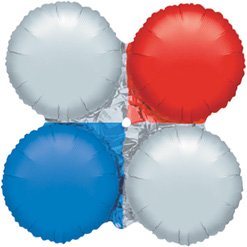 29.5 Inch Red Blue Silver MagicArch Balloon Module