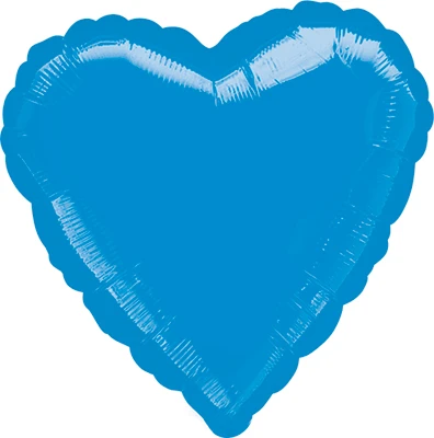 Std Blue Heart Balloon