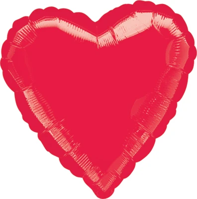 Std Red Heart Balloon