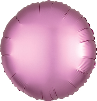Std Flamingo Satin Luxe Circle Balloon