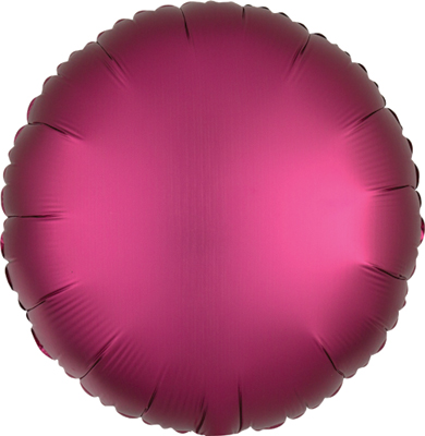 Std Pomegranate Satin Luxe Circle Balloon
